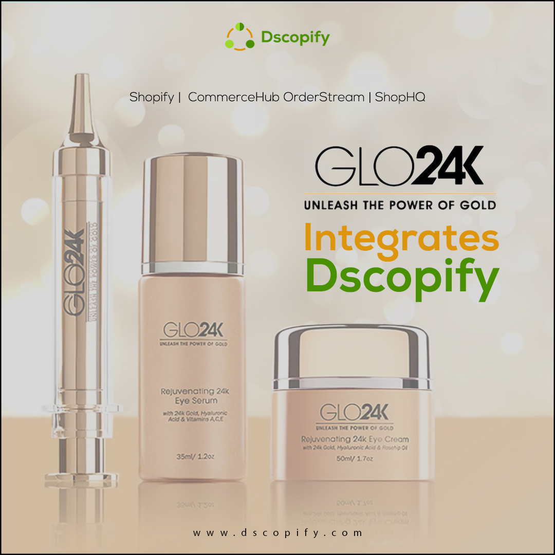 GLO24K Shopify, CommerceHub and ShopHQ Integration