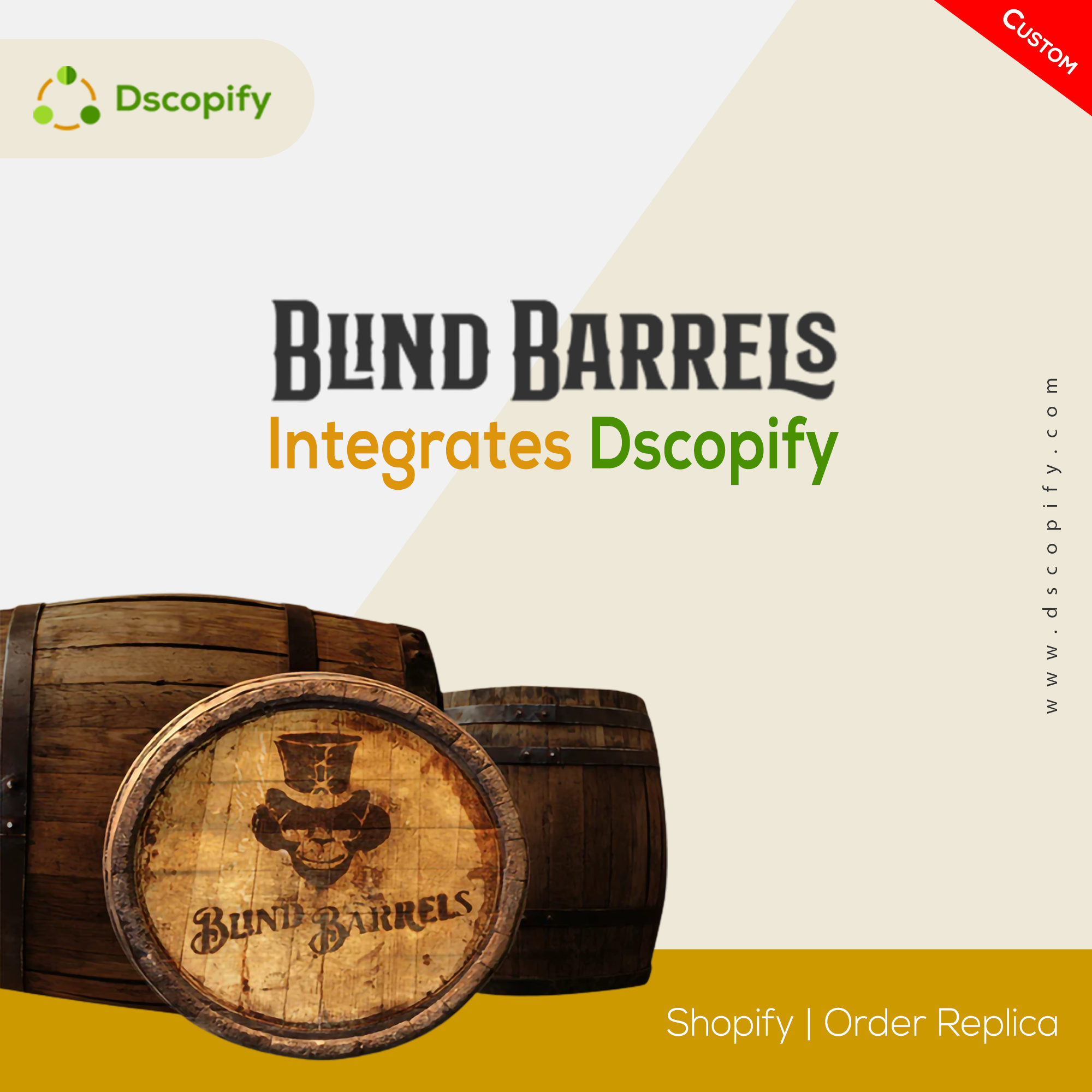 Order Replica for Blind Barrels by Dscopify